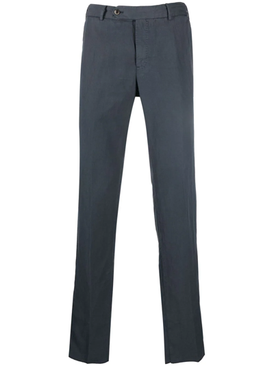 Pt Torino Straight-leg Chino Trousers In Blau