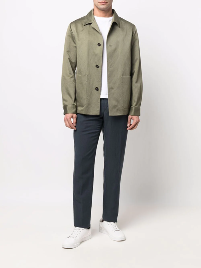 Pt Torino Straight-leg Chino Trousers In Blau