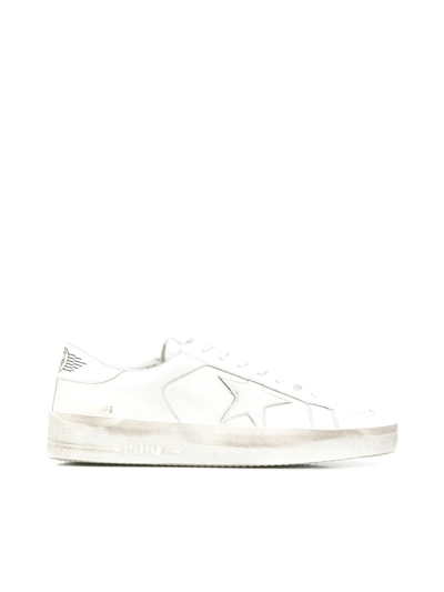 Shop Golden Goose Stardan Sneakers In White