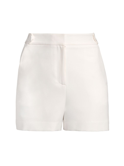 Shop Milly Women's Aria Shorts In White