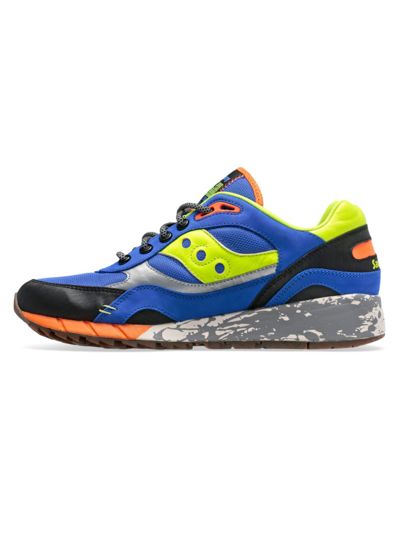 Saucony Shadow 6000 Trail Sneakers In Blue Lime | ModeSens