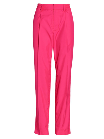 Shop Aknvas Women's Valentin Tech-fabric Pants In Hot Pink