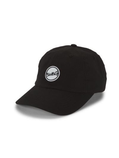 Shop Swag Golf Men's Drippy Swag Patch Baseball Cap In Black