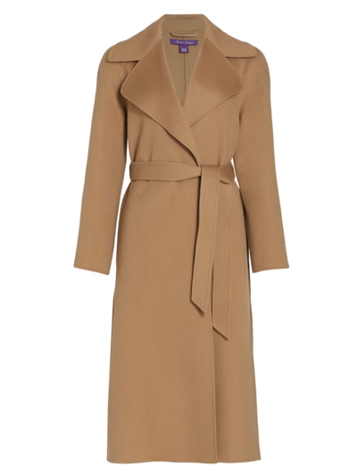 Shop Ralph Lauren Women's Leonarda Cashmere Coat In Camel