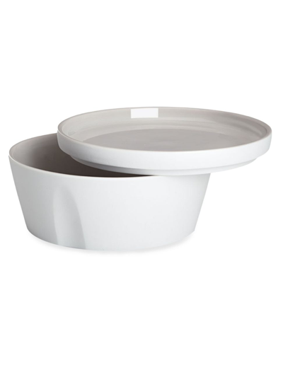 Shop Degrenne Paris L'econome By Starck 2-piece Small Bowl & Plate Set In Grey