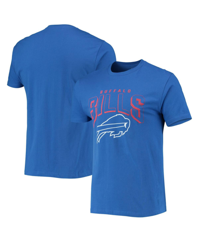 Shop Junk Food Men's  Royal Buffalo Bills Bold Logo T-shirt