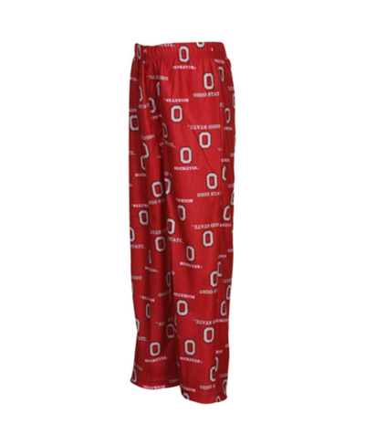 Shop Genuine Stuff Ohio State Buckeyes Unisex Preschool Toddler Scarlet Team Logo Flannel Pajama Pants
