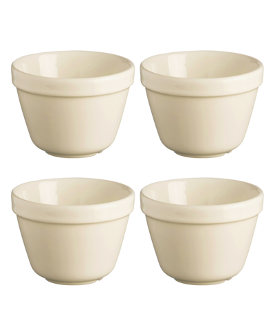 Shop Mason Cash S36 All-purpose Bowls, Set Of 4 In Cream
