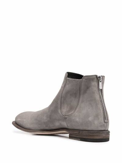 Shop Officine Creative Zip-up Ankle Boots In Grau