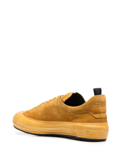 Shop Officine Creative Tonal Suede Sneakers In Gelb