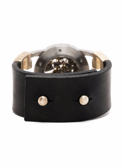 Shop Parts Of Four X Fob Paris R401 Hyperstrap-t Watch In Black
