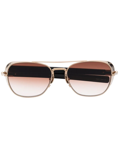 Shop Matsuda M3115 Pilot-frame Sunglasses In Black