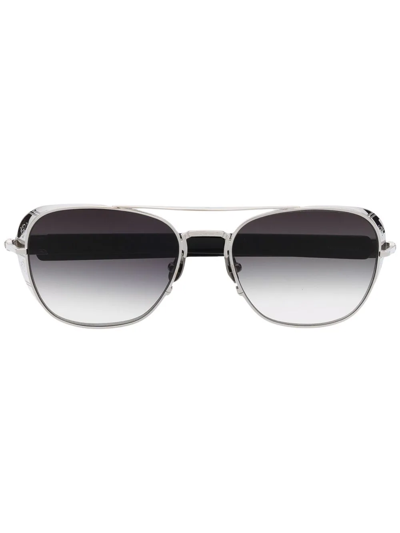 Shop Matsuda M3115 Pilot-frame Sunglasses In Black