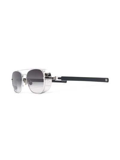 Shop Matsuda M3115 Pilot-frame Sunglasses In Black