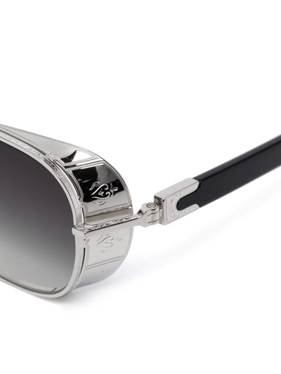 Matsuda M3115 Aviator-frame Sunglasses In Black
