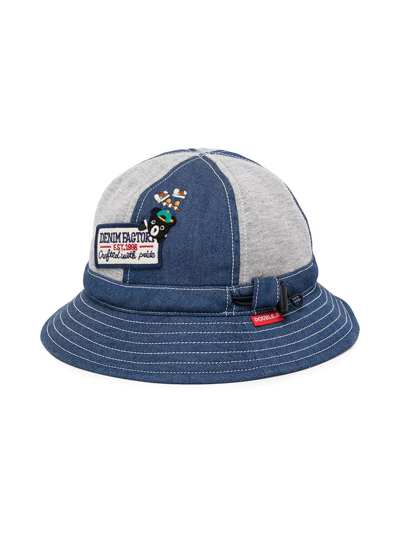 Shop Miki House Double B Patch Hat In Blue