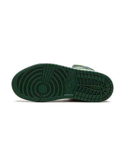 Shop Jordan 1 Mid "sonics" Sneakers In Green