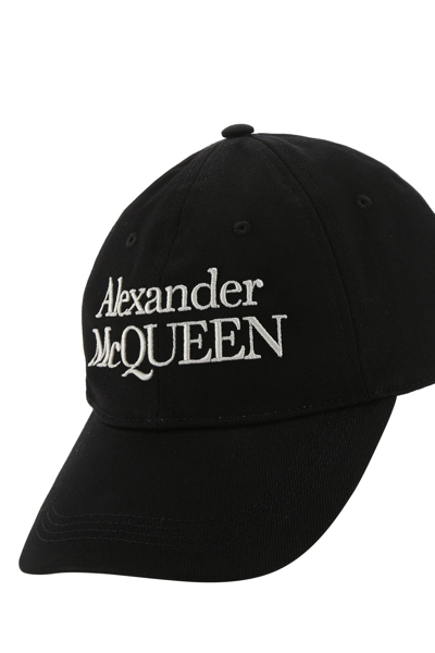 Alexander Mcqueen Embroidered Cotton-twill Baseball Cap