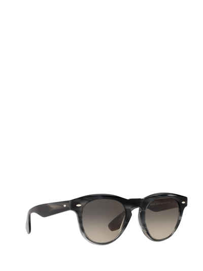 Shop Oliver Peoples Sunglasses In Charcoal Tortoise