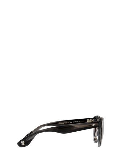Shop Oliver Peoples Sunglasses In Charcoal Tortoise