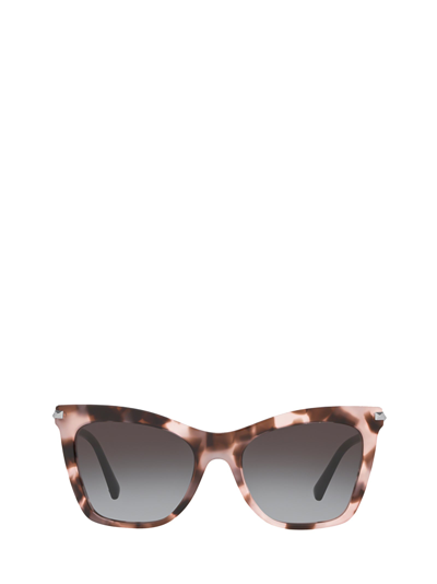Shop Valentino Eyewear Sunglasses In Pink Havana