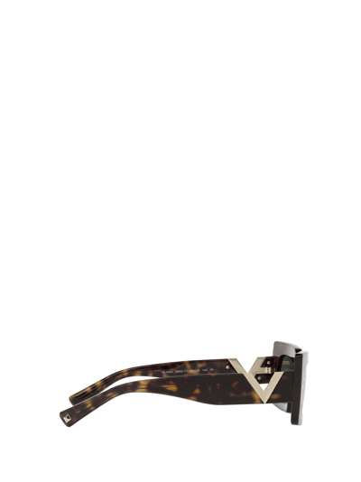 Shop Valentino Eyewear Sunglasses In Havana