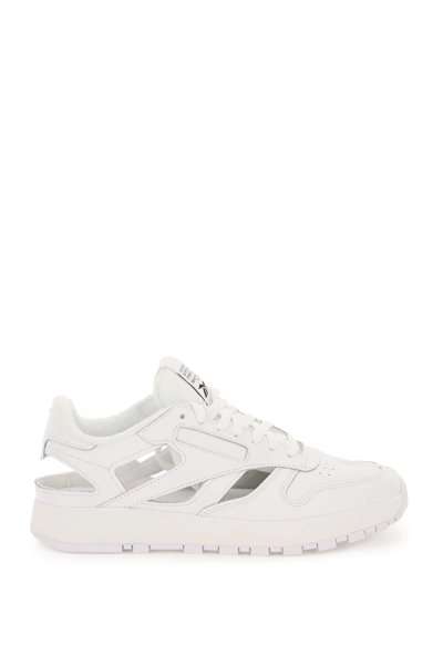 Shop Maison Margiela Mm X Reebok Classic Tabi Decortique Low Sneakers In White