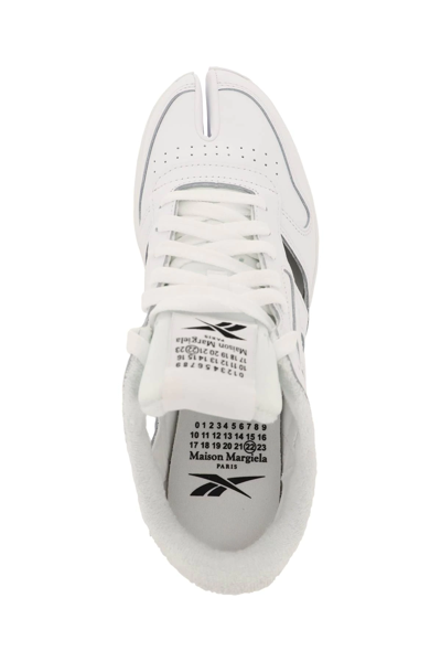 Shop Maison Margiela Mm X Reebok Classic Tabi Decortique Low Sneakers In White