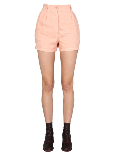 Shop Aspesi Women's Pink Other Materials Shorts