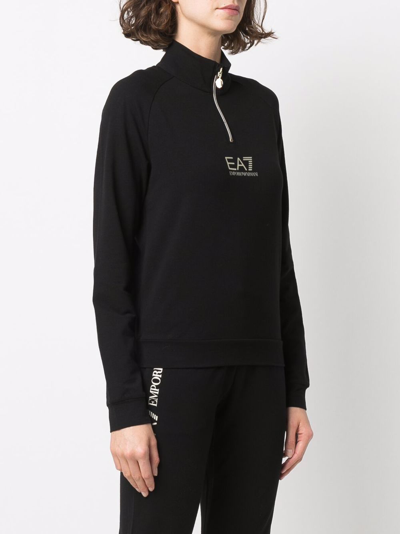 Shop Ea7 Sweaters Black