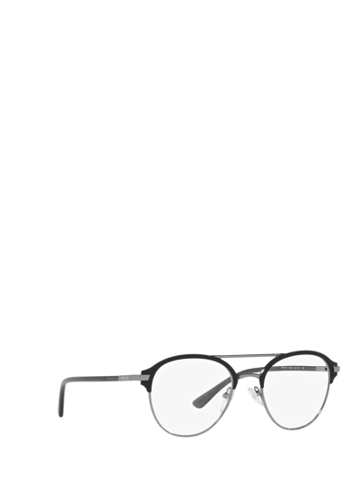 Shop Prada Eyewear Eyeglasses In Matte Black / Gunmetal