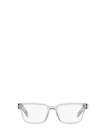 Shop Prada Eyewear Eyeglasses In Grey Crystal