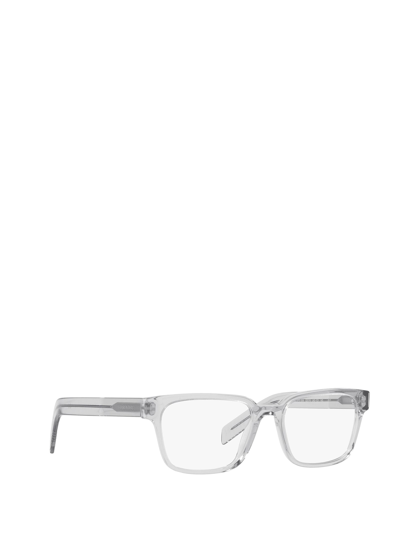 Shop Prada Eyewear Eyeglasses In Grey Crystal