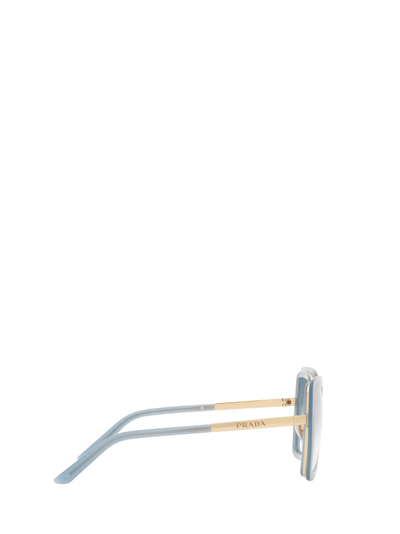 Shop Prada Eyewear Sunglasses In Ceruleo Opal