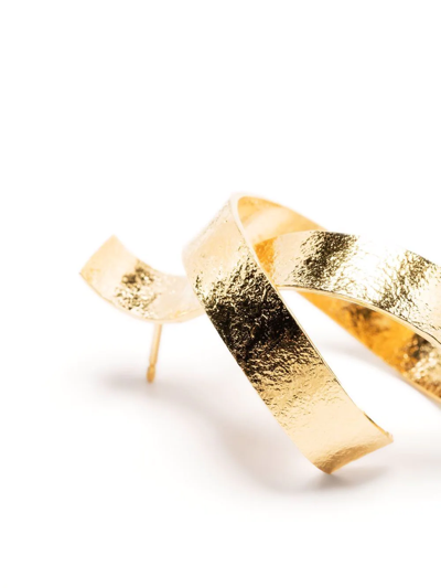 Wouters & Hendrix Single Swirl Earring In Gold