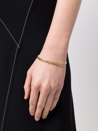 Shop Wouters & Hendrix Textured Bangle Bracelet In Gold