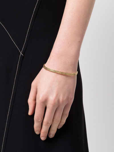 Wouters & Hendrix Textured Bangle Bracelet In Gold