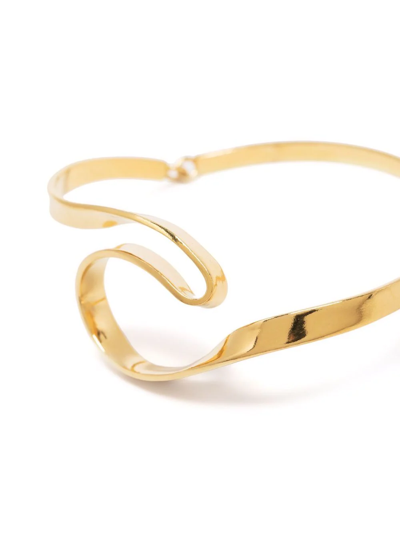 Wouters & Hendrix Serpentine Swirl Bracelet In Gold