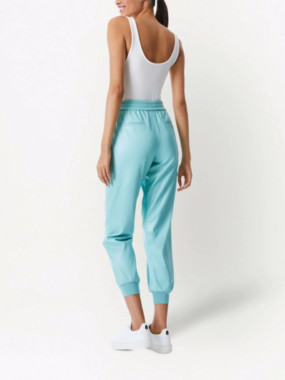 Shop Alice And Olivia Pete Tapered Trousers In Blau
