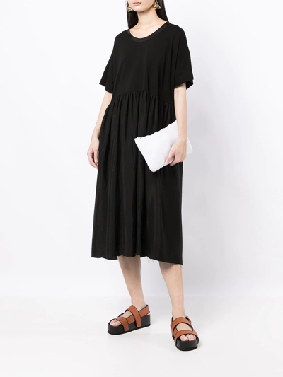 Shop Uma Wang Mid-length T-shirt Dress In Schwarz