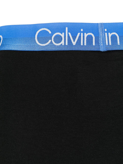 Shop Calvin Klein Underwear Modern Structure Boxer Shorts 3 Pack In Black