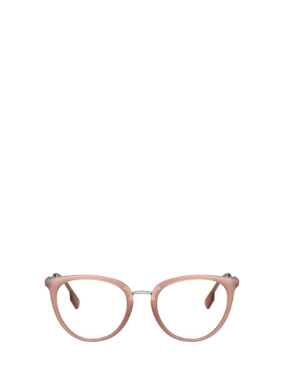 Shop Burberry Eyeglasses In Opal Pink