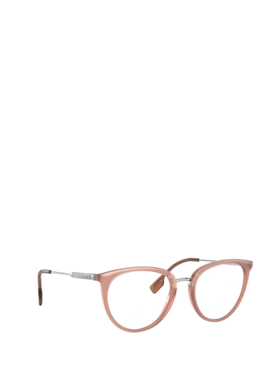 Shop Burberry Eyeglasses In Opal Pink