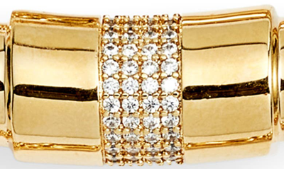 Shop Nordstrom Set Of 2 Mesh Stretch Bracelets In Clear- Gold