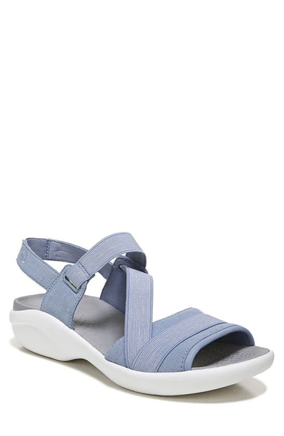 Shop Bzees Chance Strappy Slingback Sandal In Dusty Blue