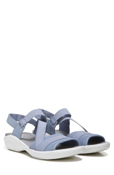 Shop Bzees Chance Strappy Slingback Sandal In Dusty Blue