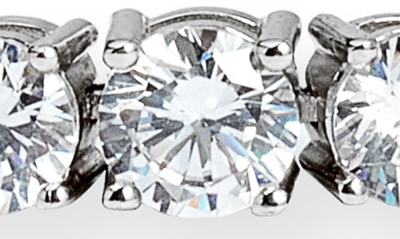 Nordstrom Cubic Zirconia Tennis Bracelet In Clear- Silver