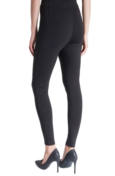 Shop Liverpool Reese Stretch Knit Leggings In Black