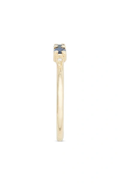 Shop Jennie Kwon Designs Sapphire & Diamond Ring In 14k Yellow
