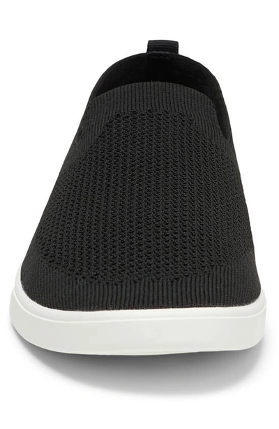 Shop Suavs The Barton Slip-on Sneaker In Jet Black/ White